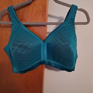 Cacique Teal Women's Full Coverage Sports Bra Size 38DDD